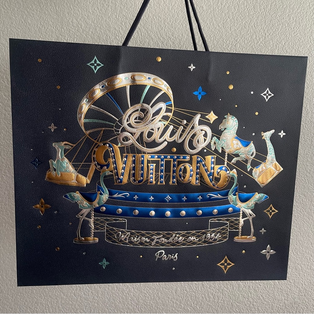 Louis Vuitton Holiday 2024 Large Shopping Bag Joyeuses Fêtes